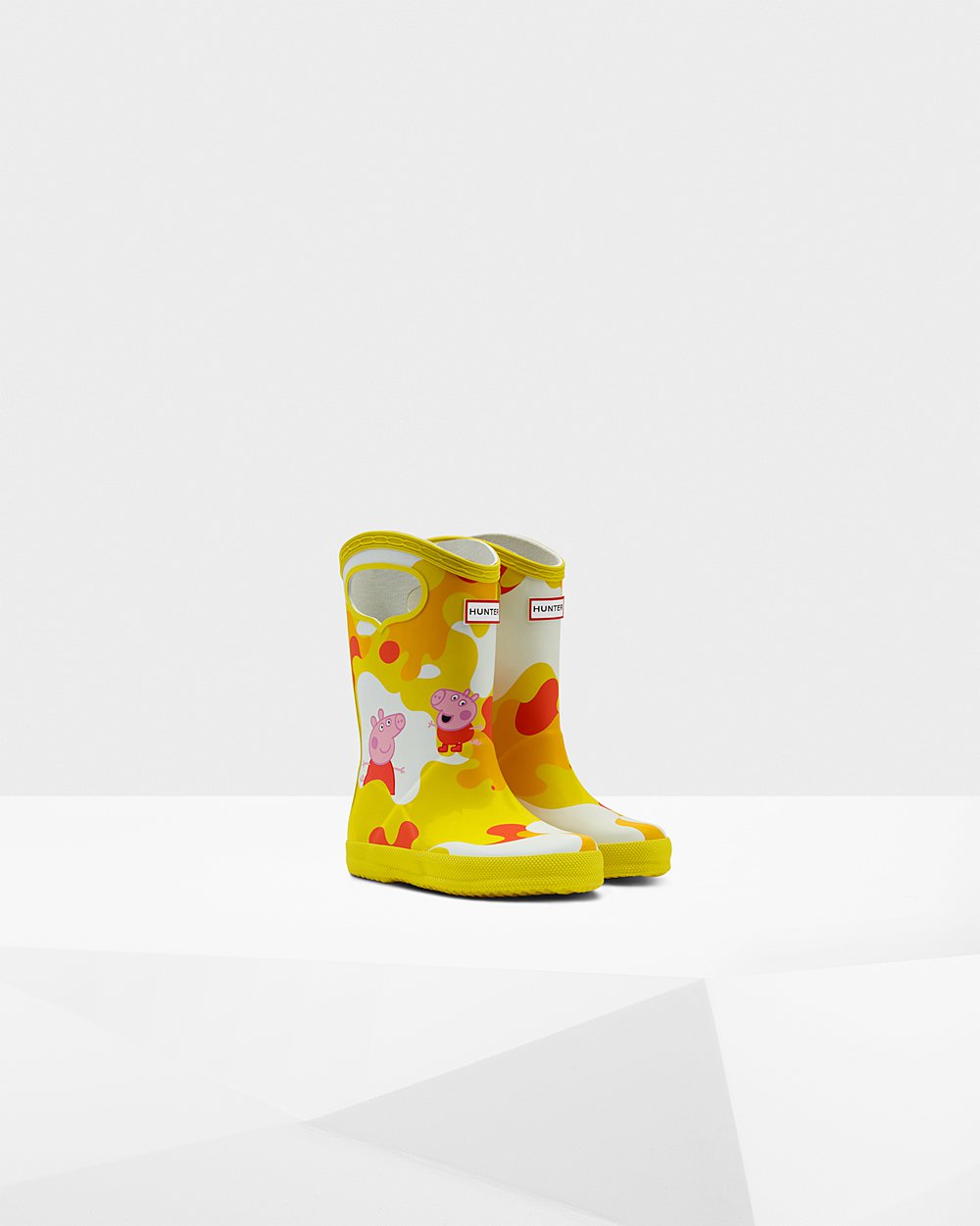 Galochas Hunter Criança Amarelas - Original First Peppa Pig Grab Handle - 54DYCQVKA